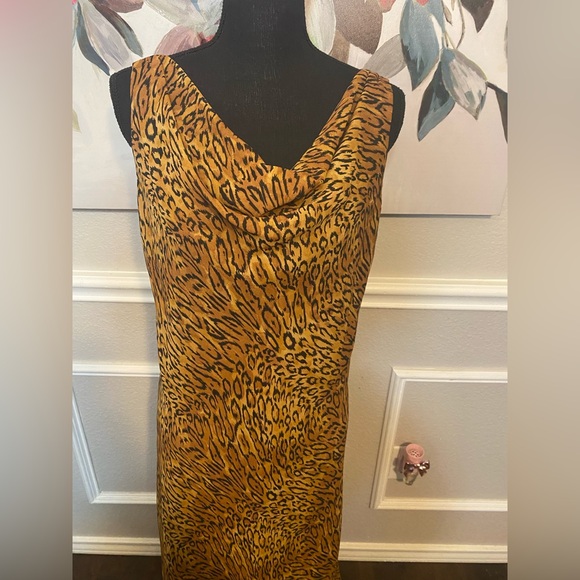 Leopard Print Sleeveless Dress - Picture 7 of 12